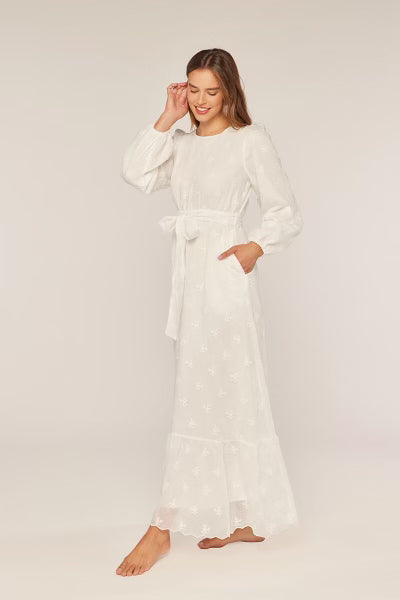 Belle Embroidered Temple Dress