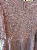 Tatum Flutter Sleeve in Lavender