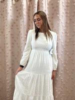 Addison Temple Dress in White