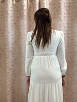 Addison Temple Dress in White