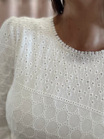 Addison Temple Dress in White