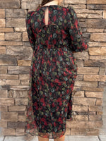 Miley Modest Midi in Black