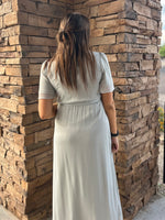 Cora Light Sage Maxi Dress