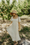 Miley Modest Midi in Lemon Petal