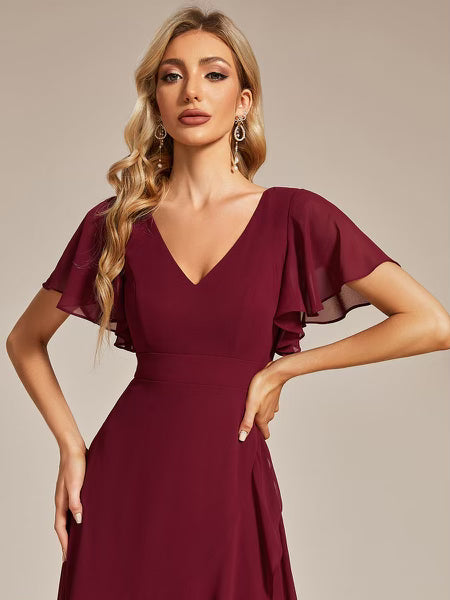 Dixie Modest Maxi in Burgundy