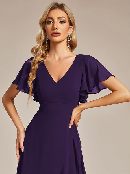 Dixie Modest Maxi in Dark Purple