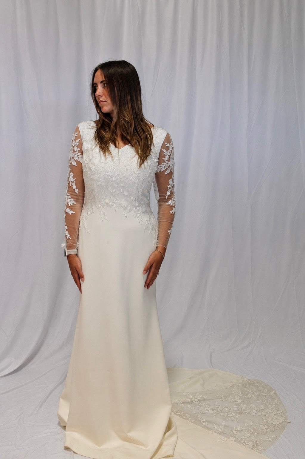 Brae T2287Z Modest Wedding Dress