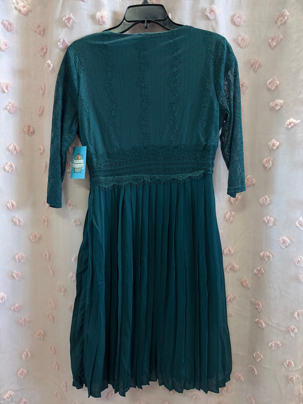 Eve Teal Midi Dress