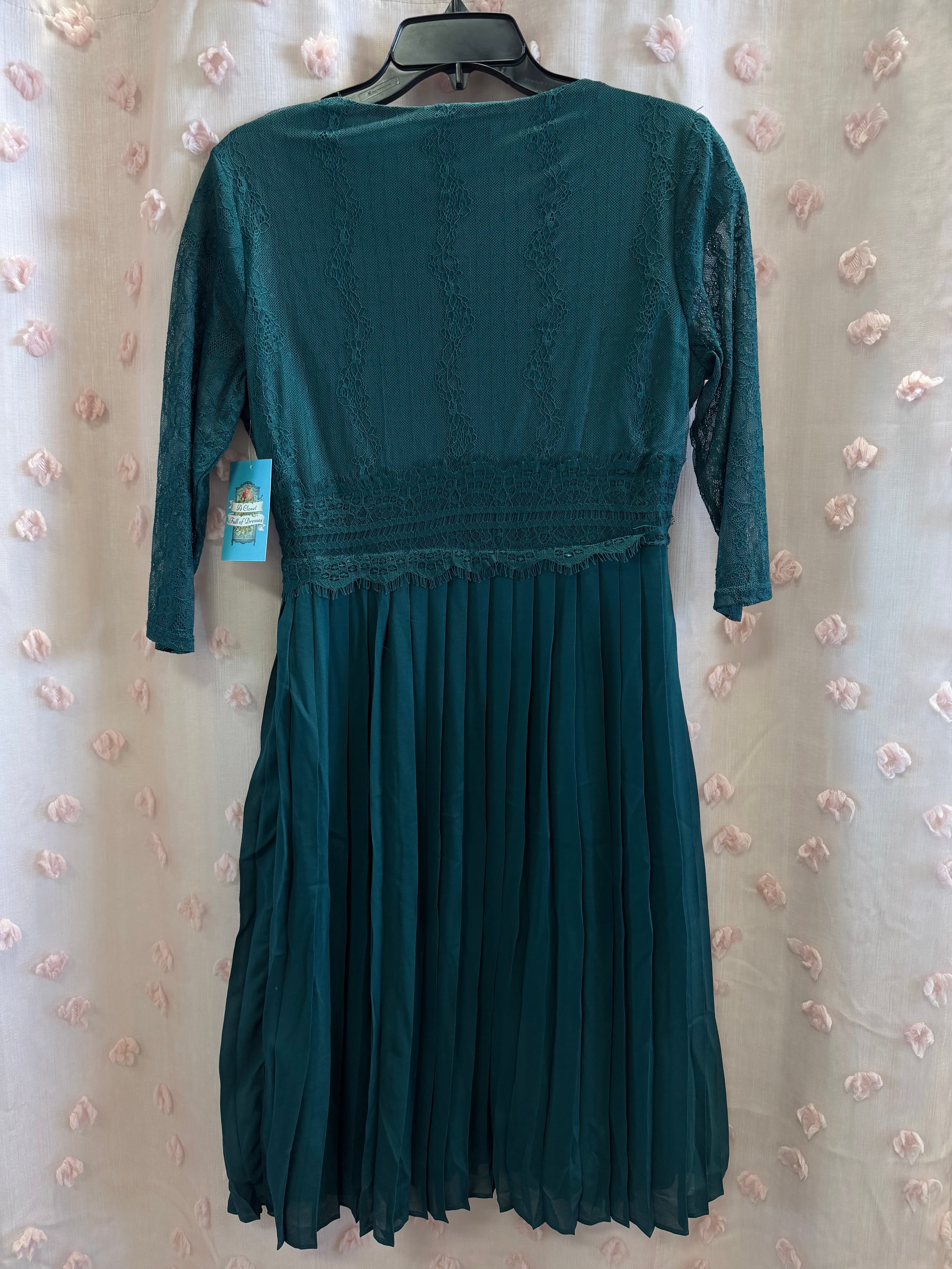 Eve Teal Midi Dress
