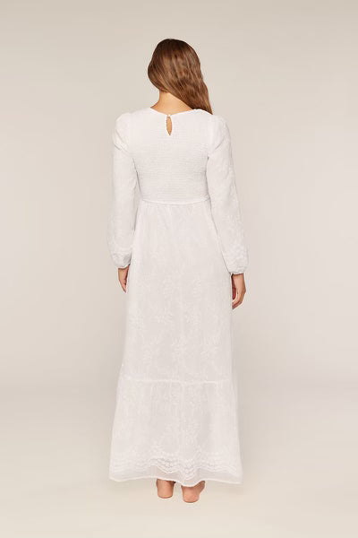 Desiree Modest Temple Dress in White