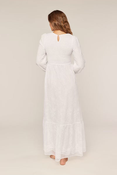 Desiree Modest Temple Dress in White