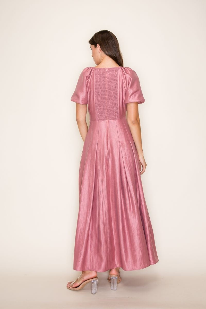 Beverly Modest Midi in Mauve