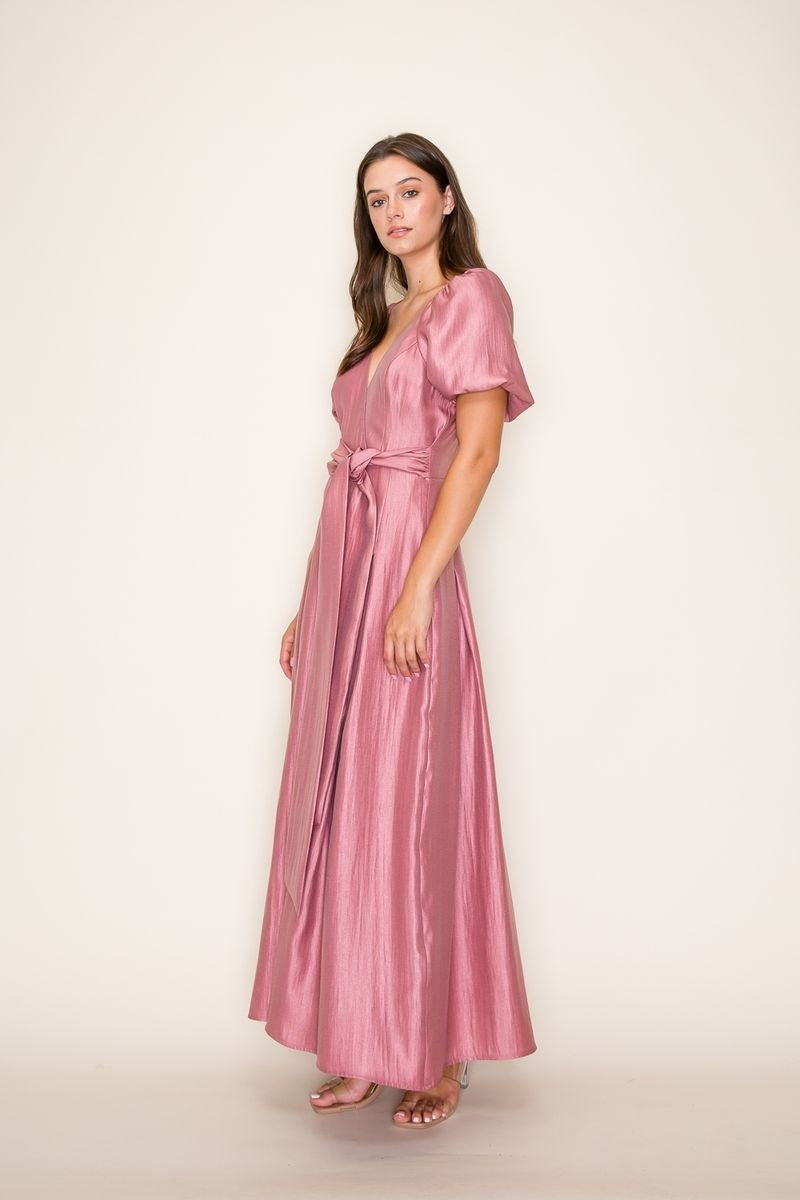 Beverly Modest Midi in Mauve