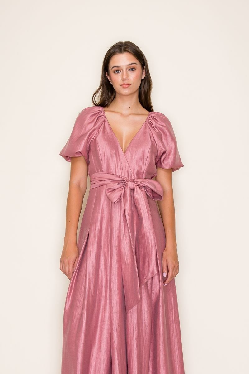 Beverly Modest Midi in Mauve