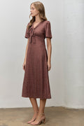 Trinity Modest Midi in Mocha/Ivory