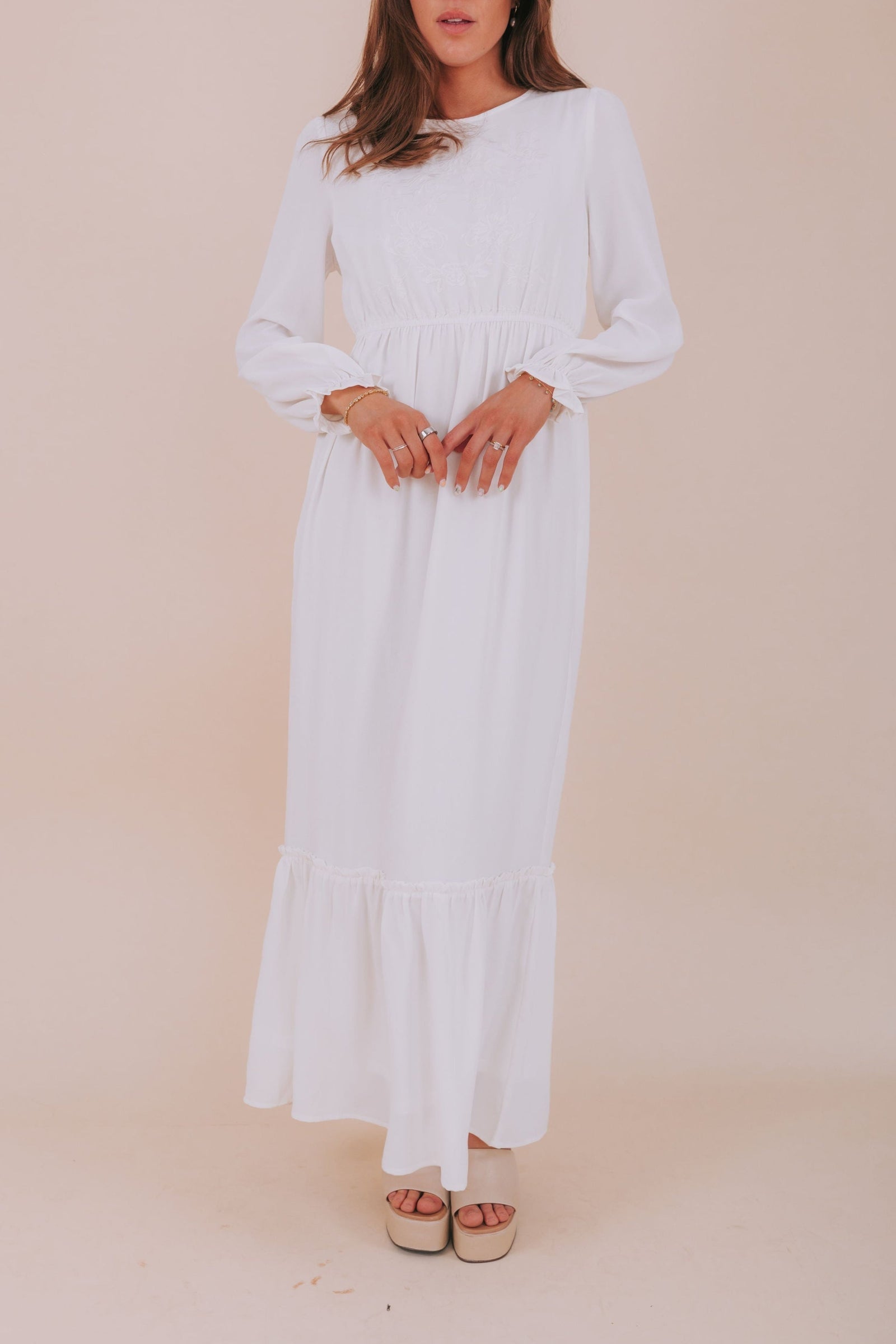 Phyllis Modest Temple Dress