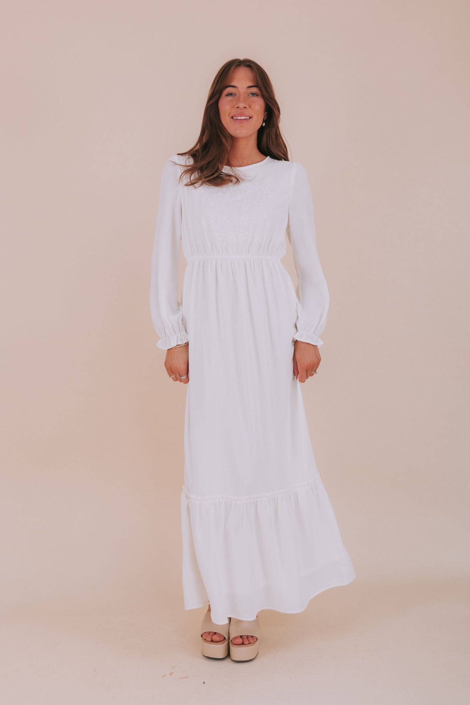 Phyllis Modest Temple Dress
