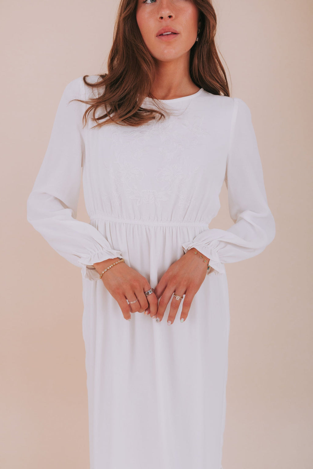 Phyllis Modest Temple Dress