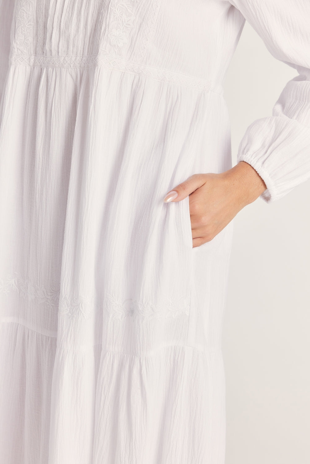 Mercedes Modest Temple Dress