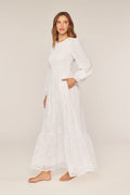 Desiree Modest Temple Dress in White