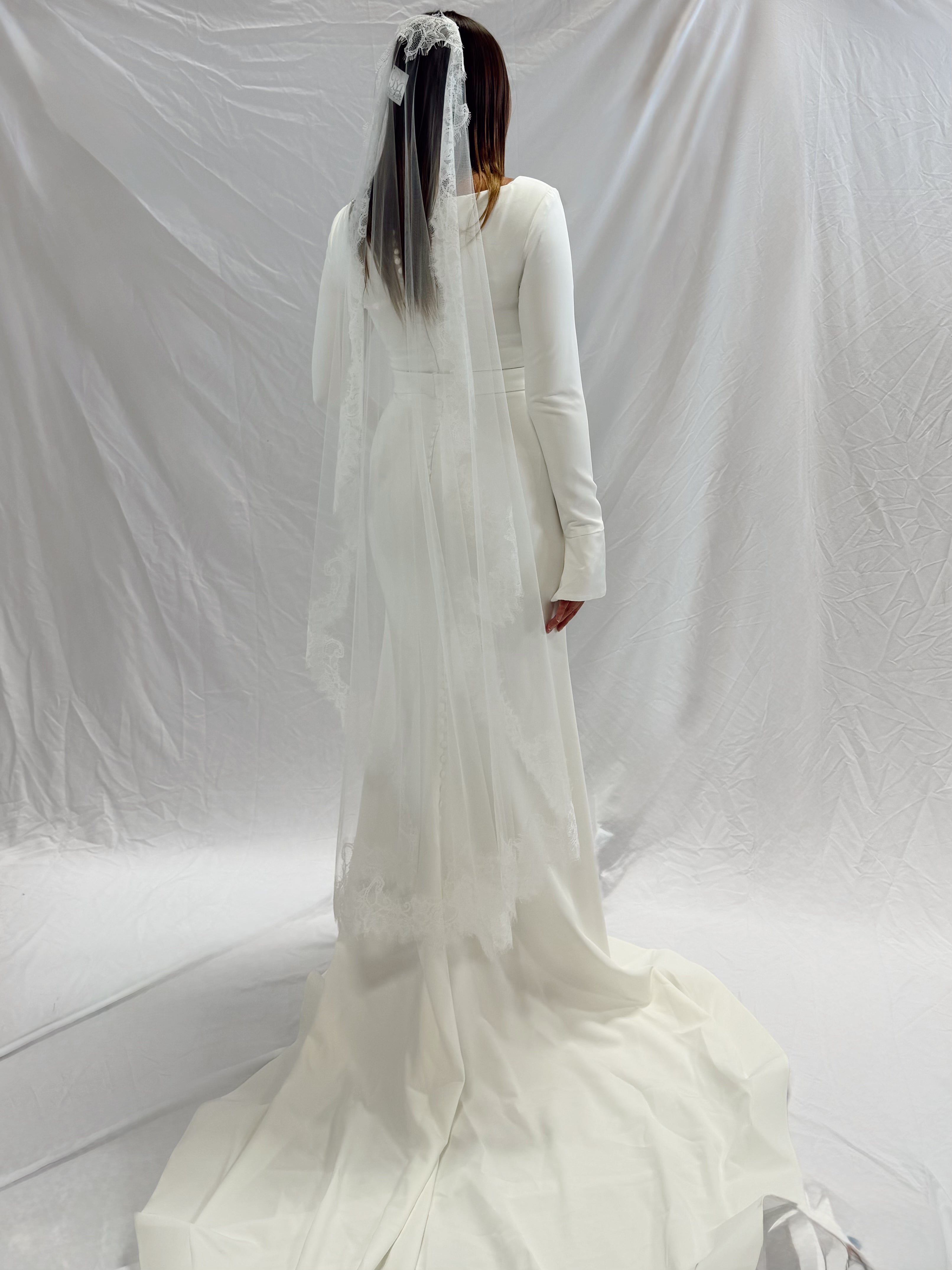 4WT01 Modest Wedding Dress