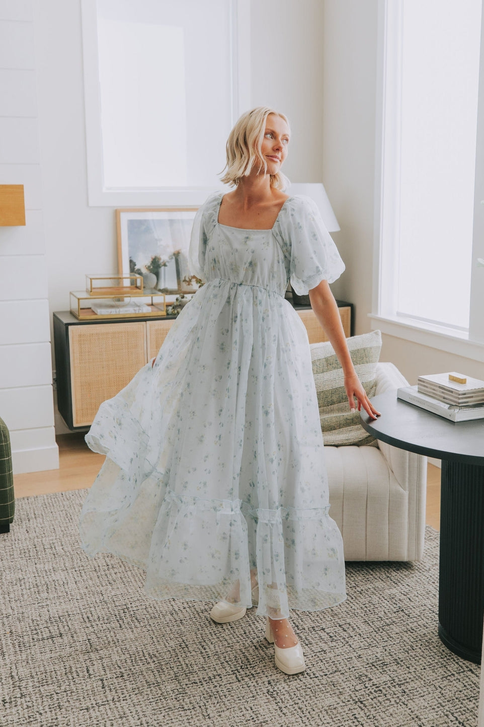 Hadley Modest Maxi in Cloud Blue