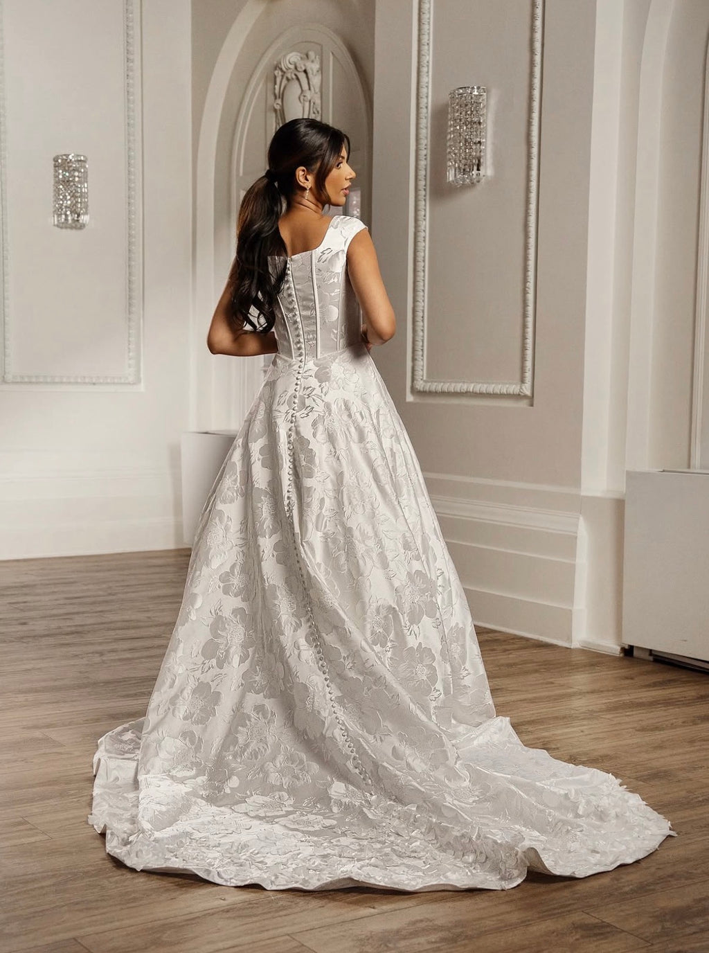 Aelia Modest Wedding Dress