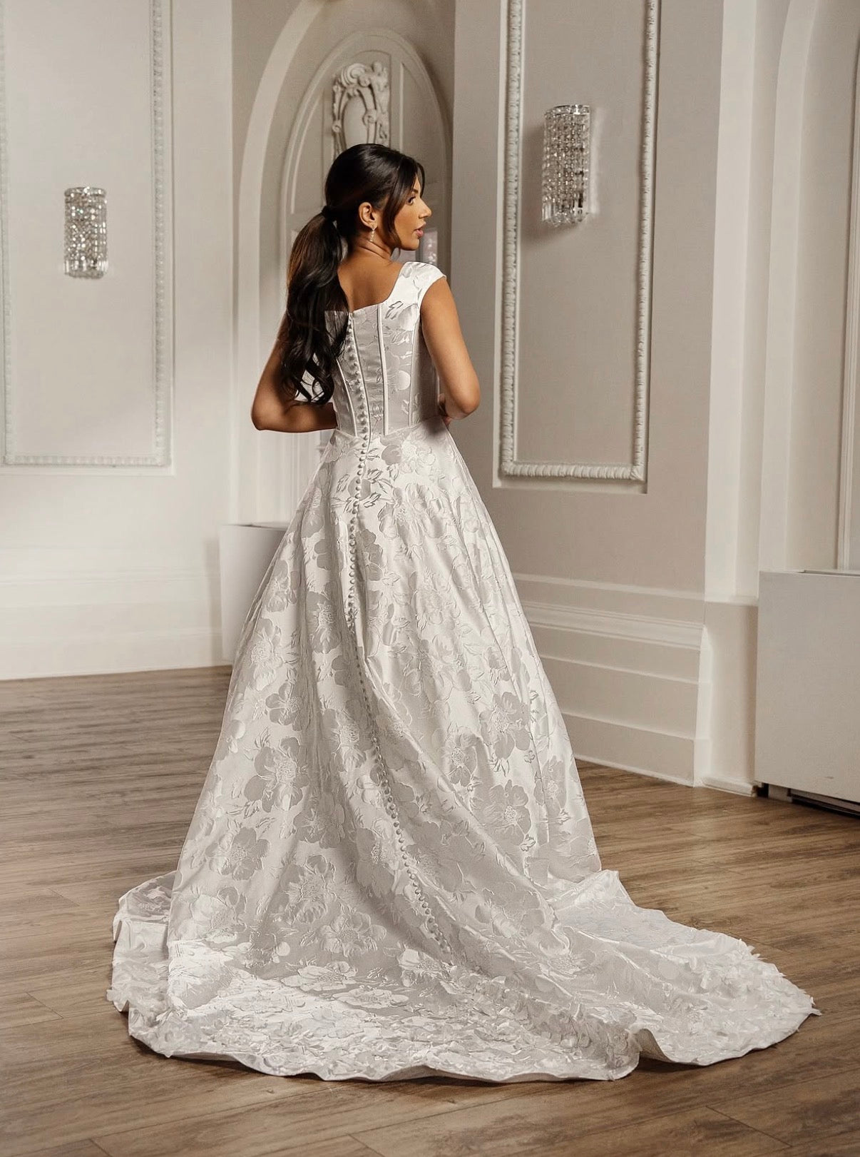 Aelia Modest Wedding Dress