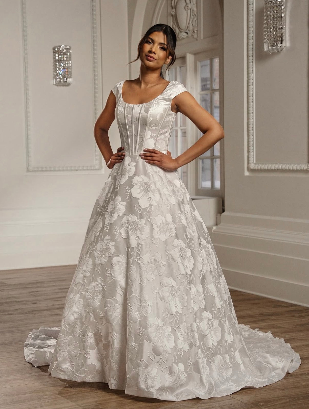 Aelia Modest Wedding Dress