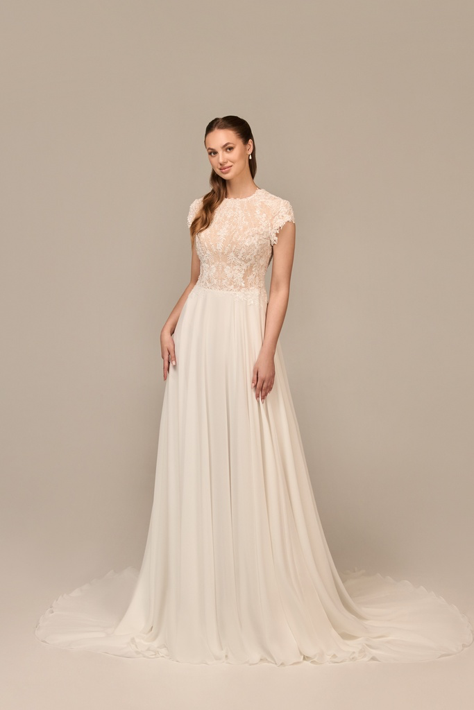 8385 Modest Wedding Dress
