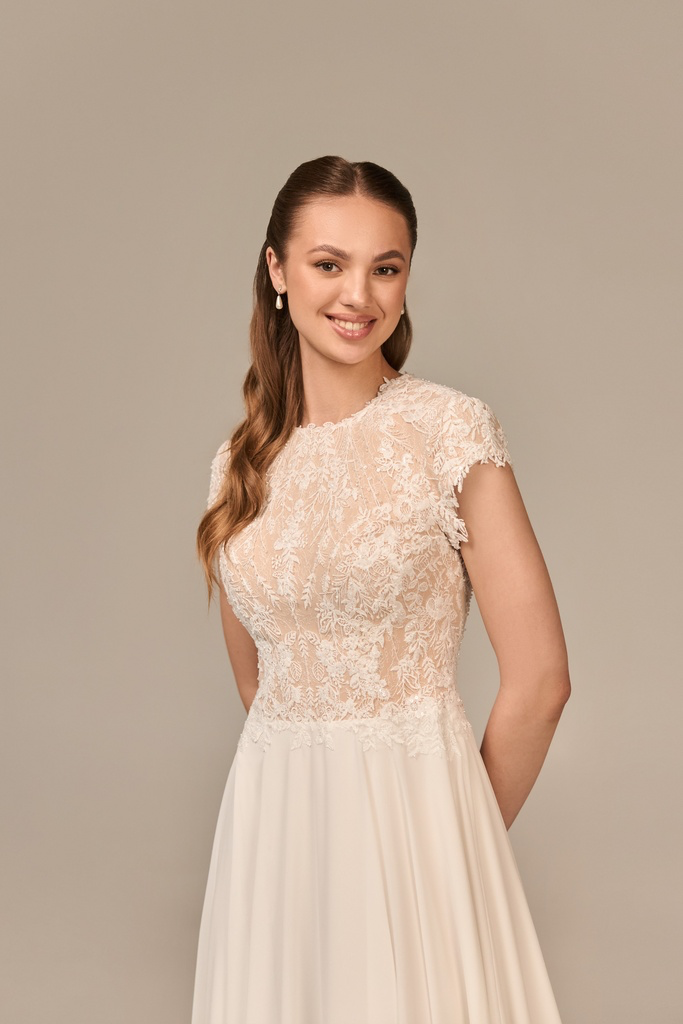 8385 Modest Wedding Dress