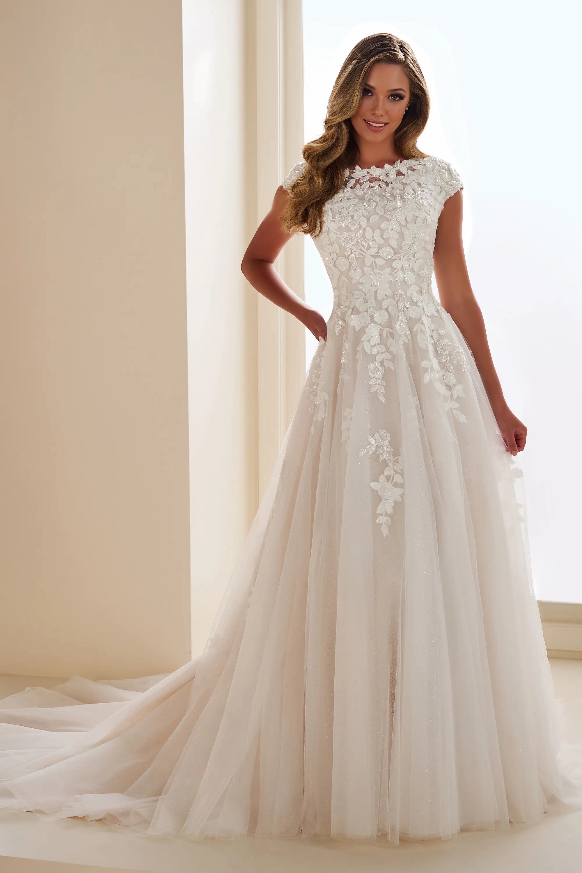 MOD301 Modest Wedding Dress