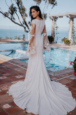 M710 Modest Wedding Dress