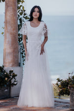 M715 Modest Wedding Dress