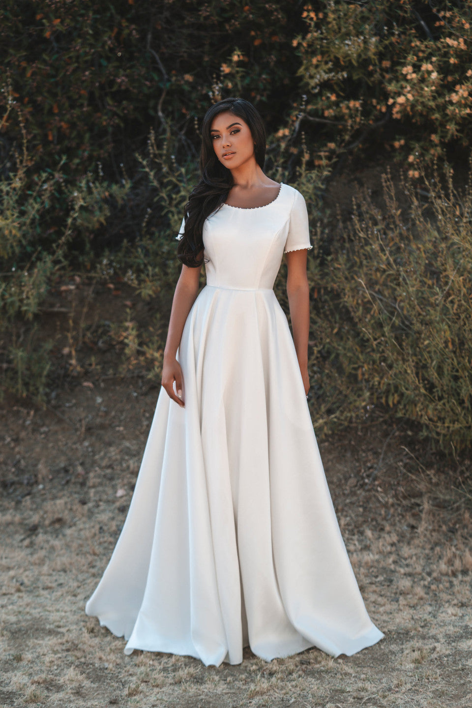 M723 Modest Wedding Dress