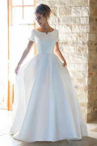 M731 Modest Wedding Dress