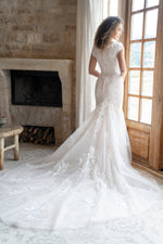 M736 Modest Wedding Dress