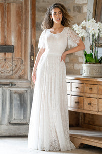 M739 Modest Wedding Dress