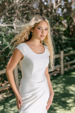 M785A Modest Wedding Dress