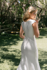 M785A Modest Wedding Dress