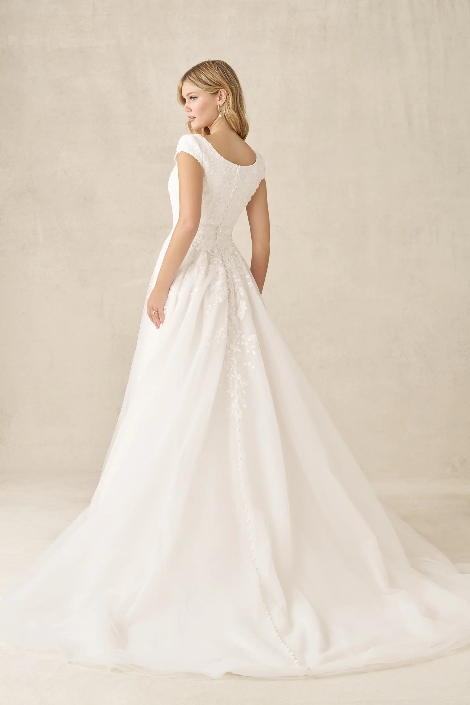M787 Modest Wedding Dress