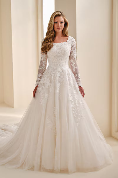 MOD346 Modest Wedding Dress