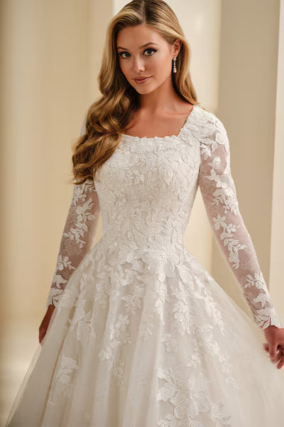 MOD346 Modest Wedding Dress