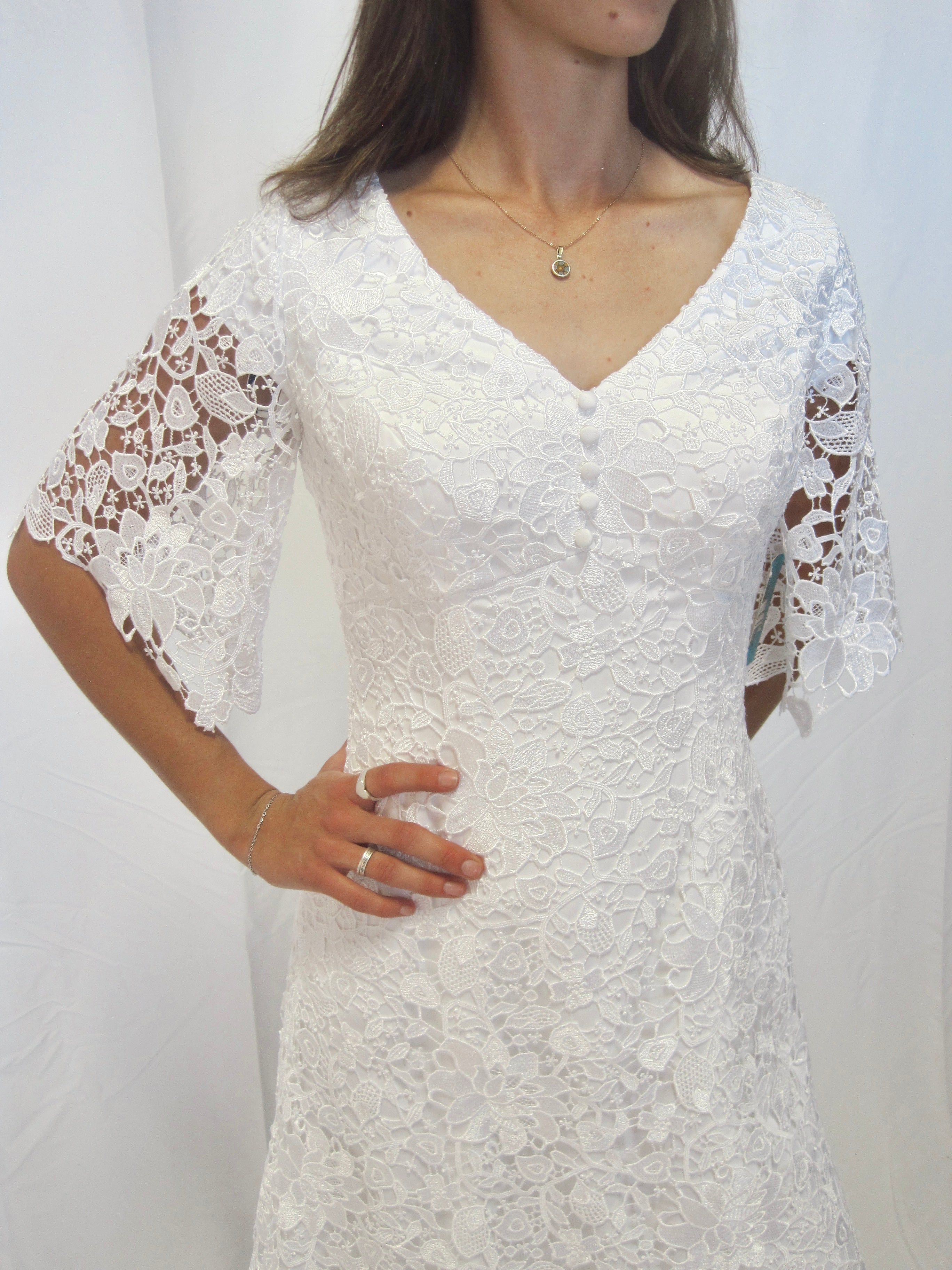 T1993Z Modest Wedding Dress
