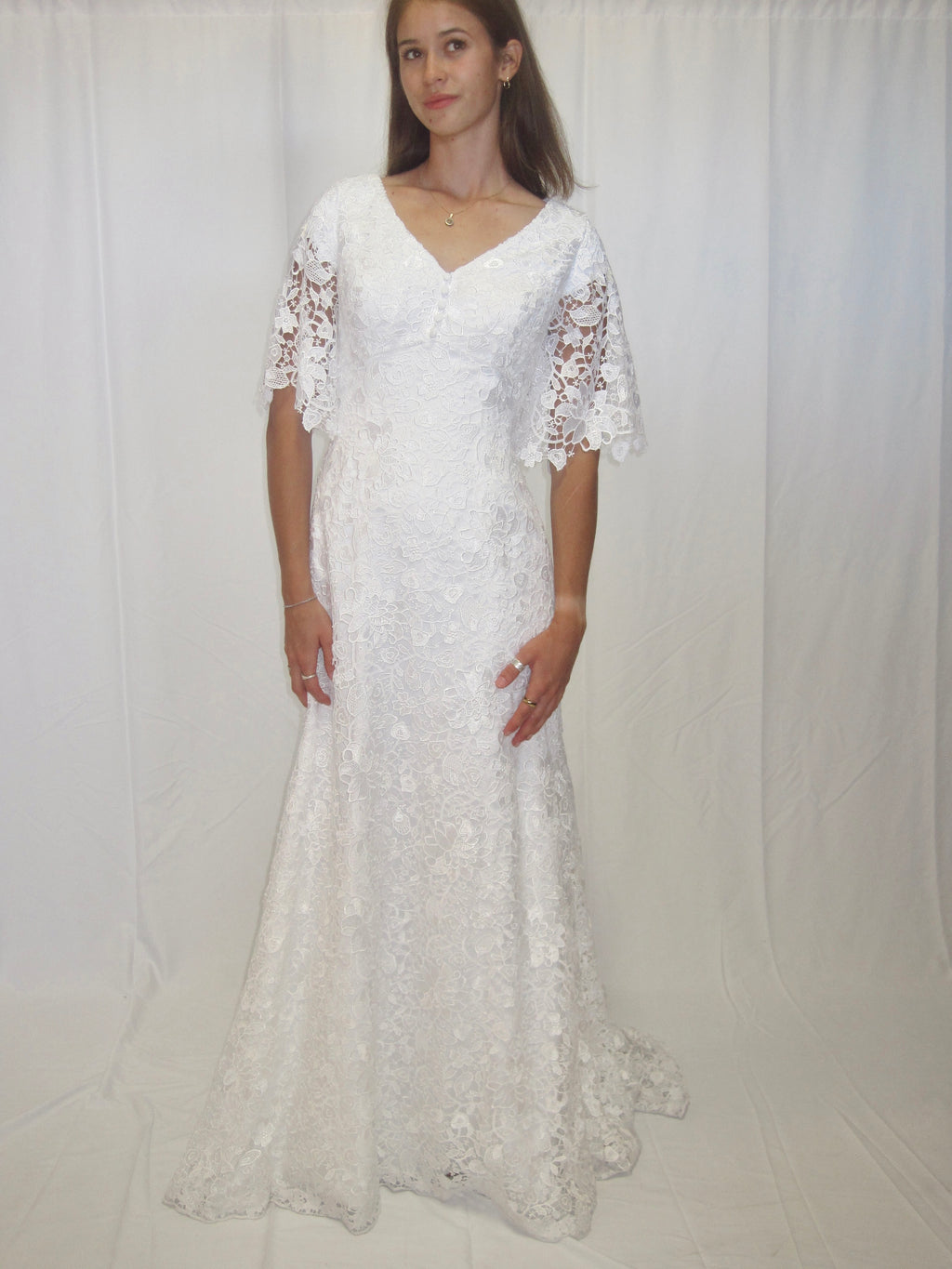 T1993Z Modest Wedding Dress