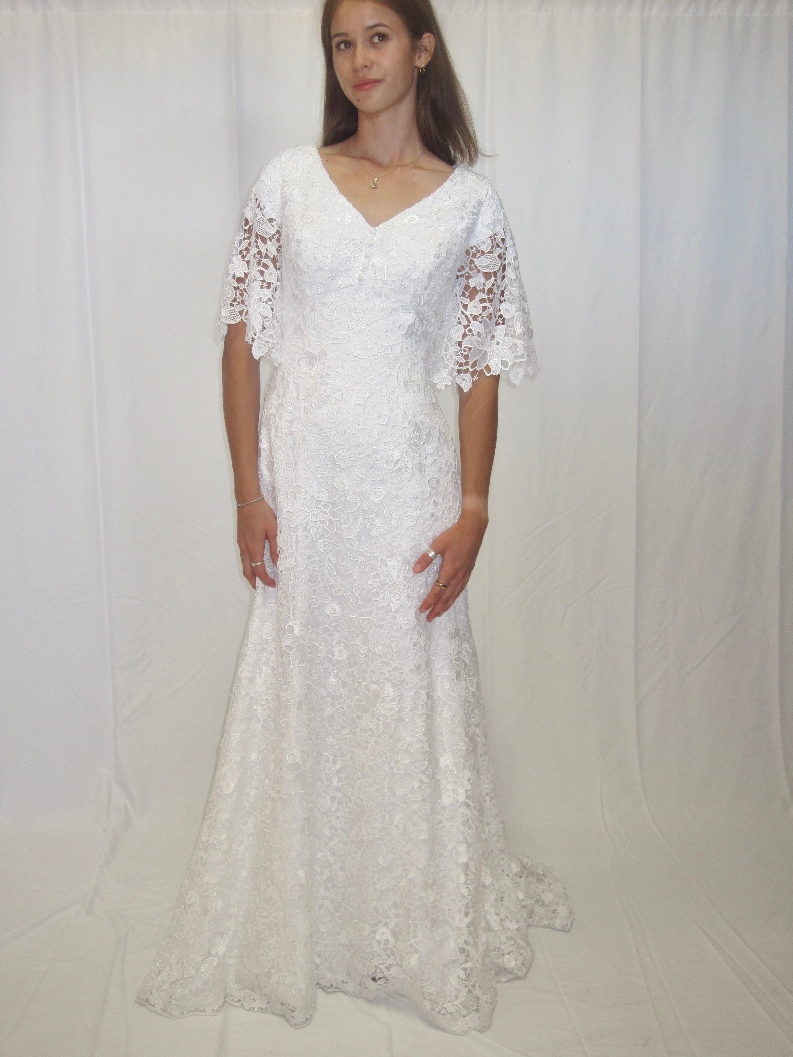 T1993Z Modest Wedding Dress