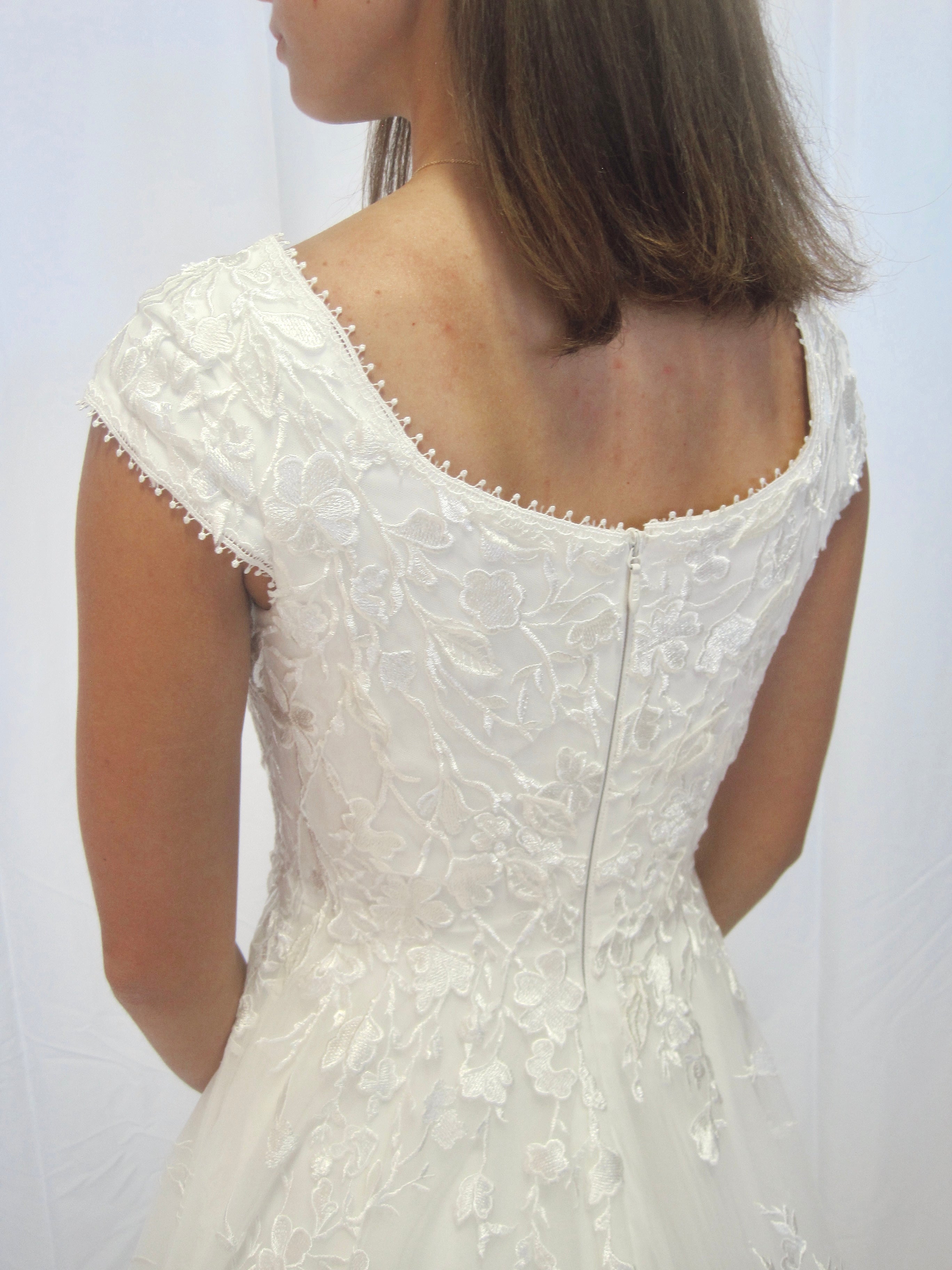 T2366Z Modest Wedding Dress
