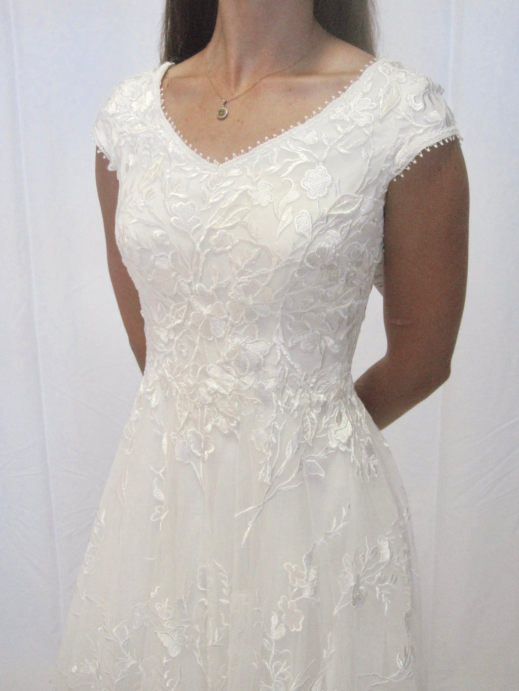 T2366Z Modest Wedding Dress
