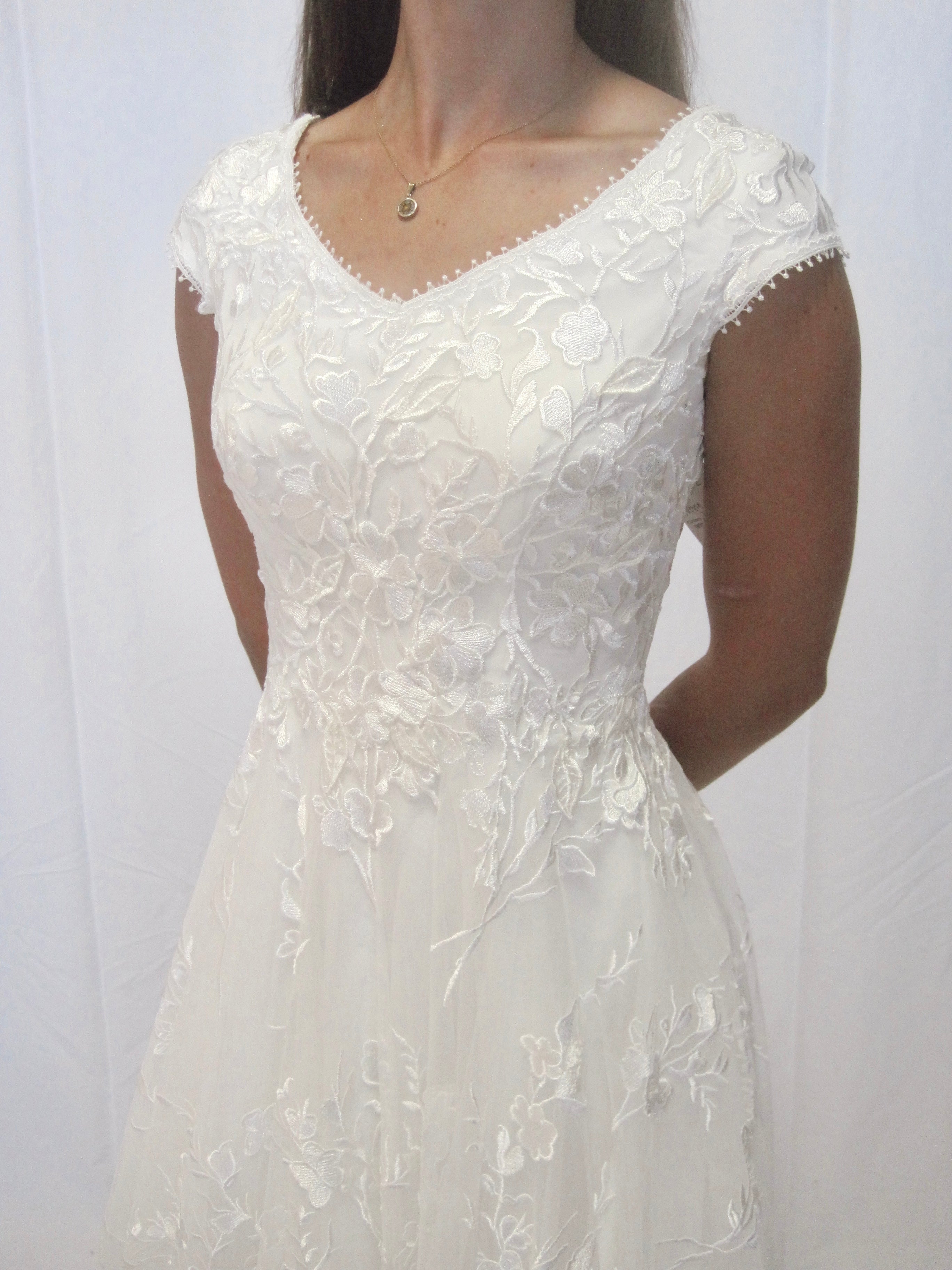 T2366Z Modest Wedding Dress