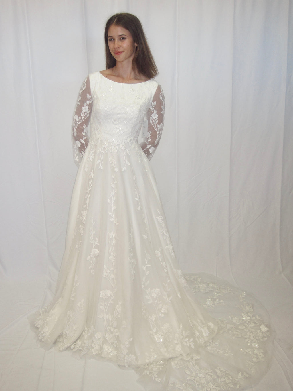 T2489Z Modest Wedding Dress